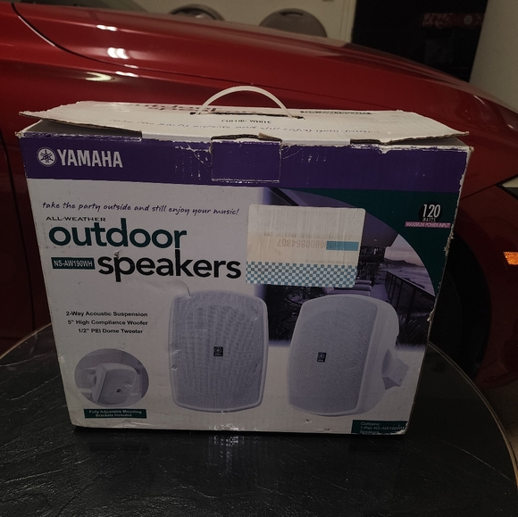 Yamaha White Outdoor Speakers